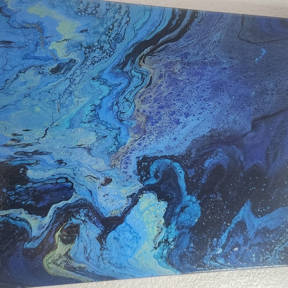 Abstract painting - cosmic flow - Picture 3 of 3